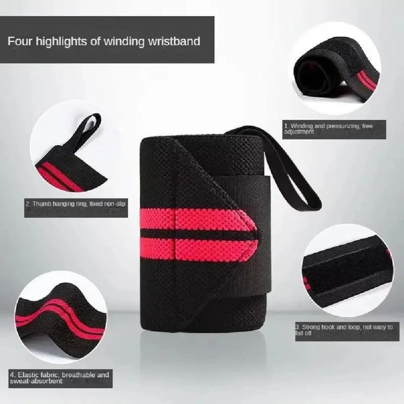 Wrist Wraps – Adjustable Weightlifting Support