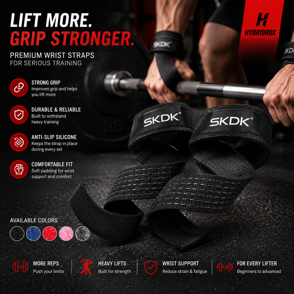 Lifting Straps – Anti-Slip Grip Support